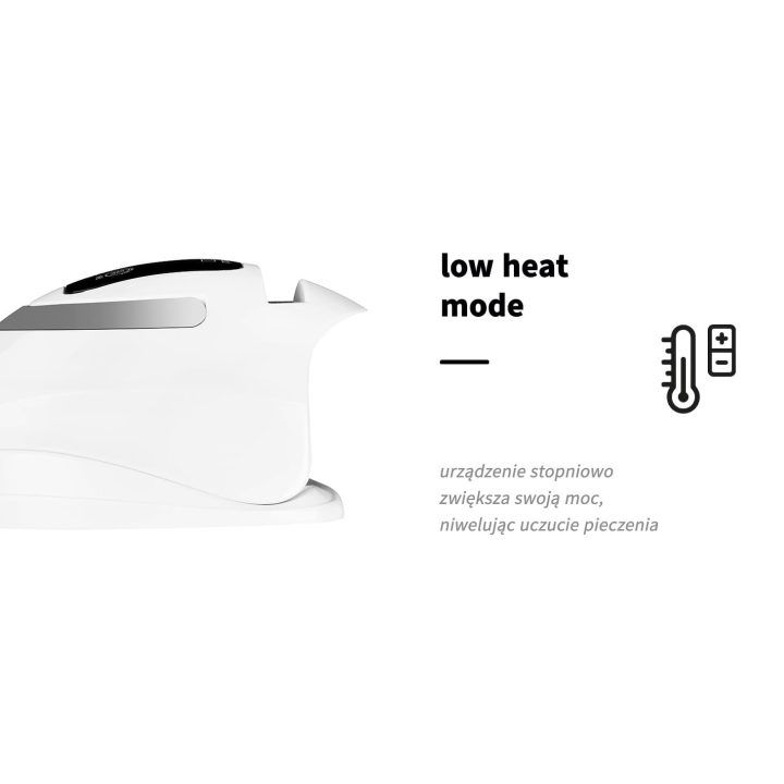 UV dvigubas LED švytėjimas S1 168W sidabrinis