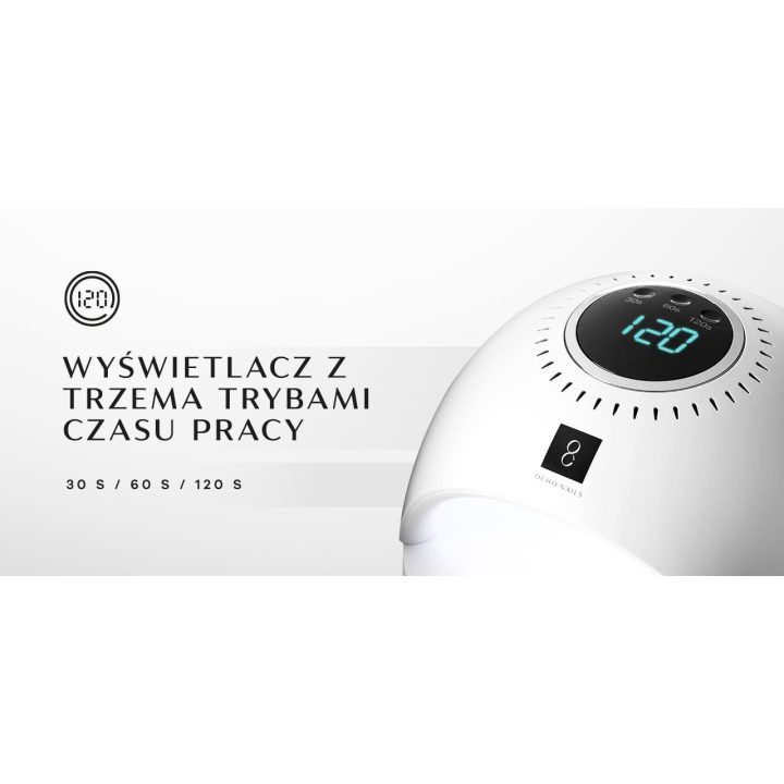 UV LED lempa OCHO NAILS 8 WHITE 84W
