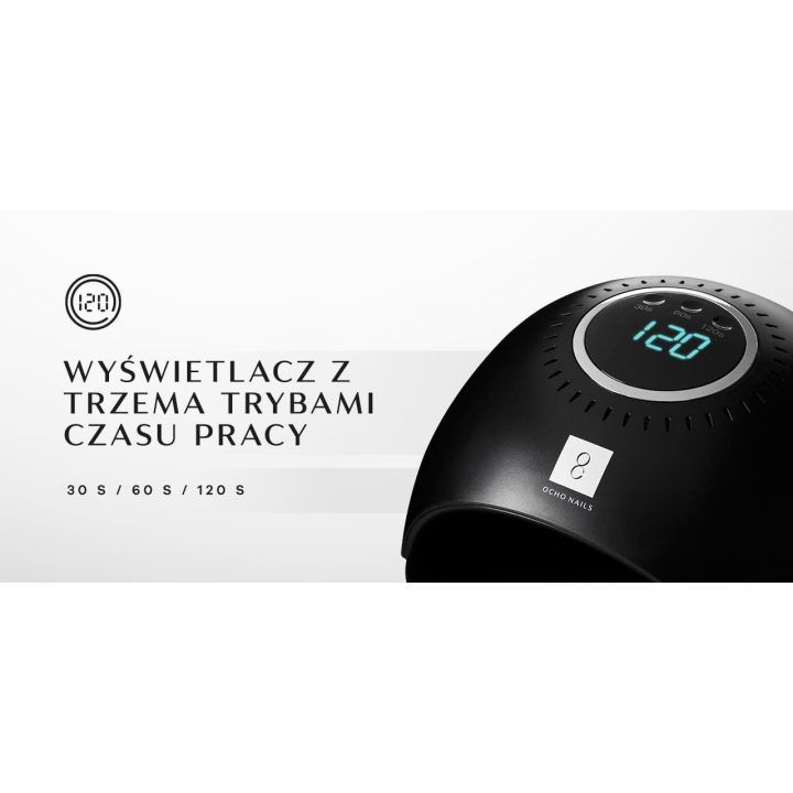 UV LED lempa OCHO NAILS 8 BLACK 84W