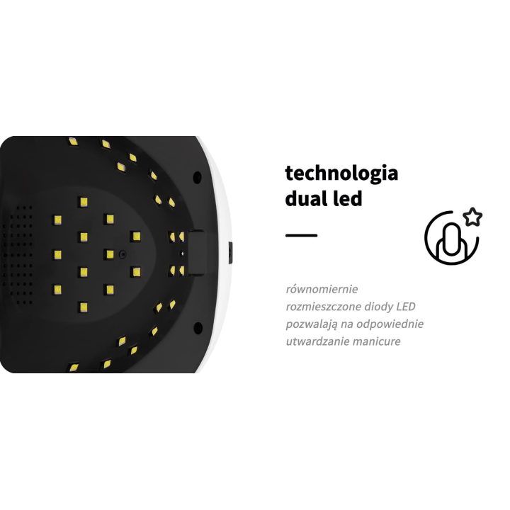LED švytinti UV lempa V1 168W aukso spalvos