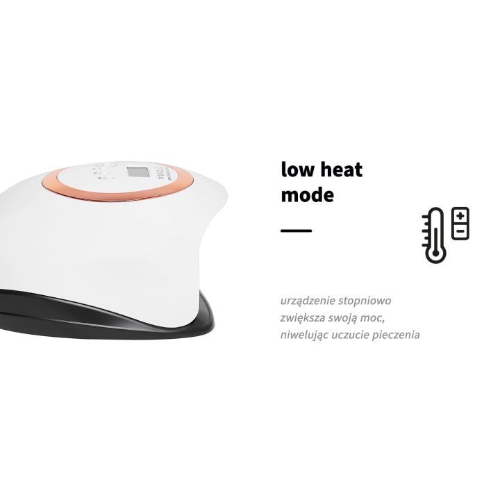 LED švytinti UV lempa V1 168W aukso spalvos