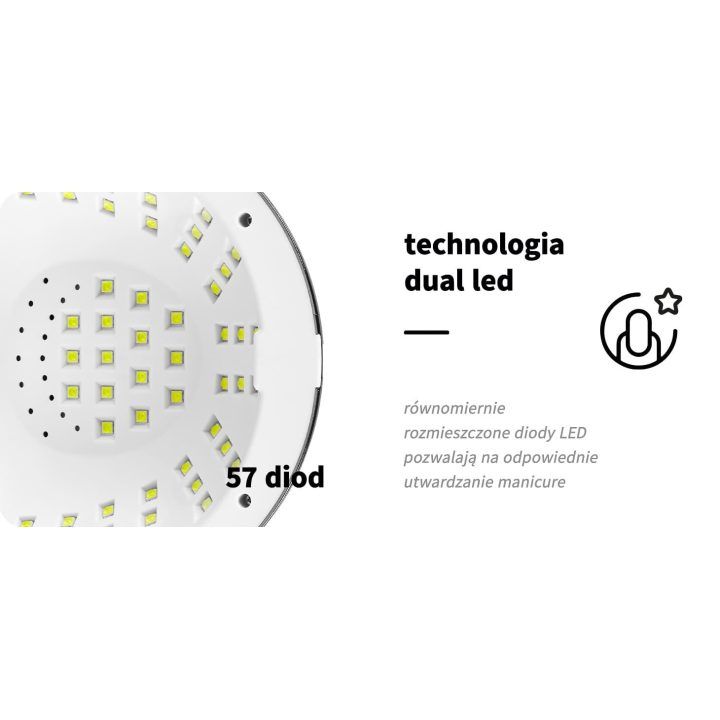 LED švytėjimo UV lempa YC57 White 268W