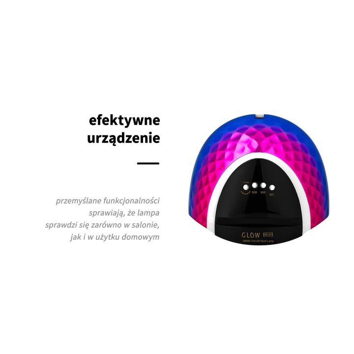LED švytėjimo UV lempa YC57 RN mėlyna rožinė 268W