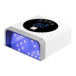 OCHO NAILS X22 72W belaidė UV LED lempa su veidrodiniu dugnu, balta