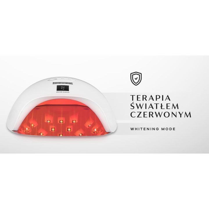 OCHO NAILS X13 65W plius balta LED UV lempa su veidrodiniu dugnu