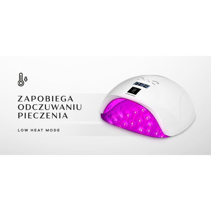 OCHO NAILS X13 65W plius balta LED UV lempa su veidrodiniu dugnu