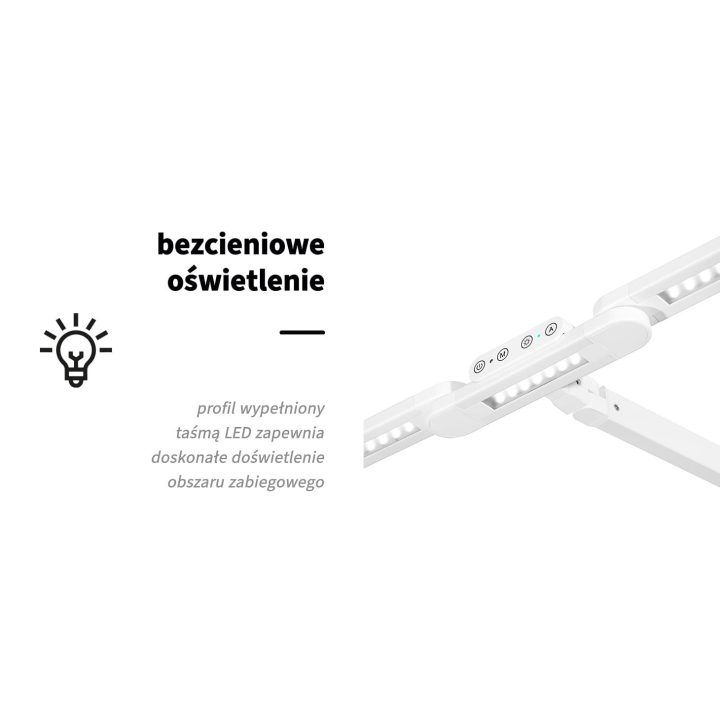 Stalo manikiūro lempa Glow L04 balta