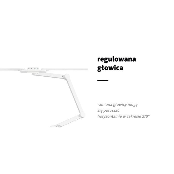 Stalo manikiūro lempa Glow L04 balta