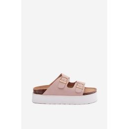 Platforminės basutės su dirželiais Wrangler Dirty Pink