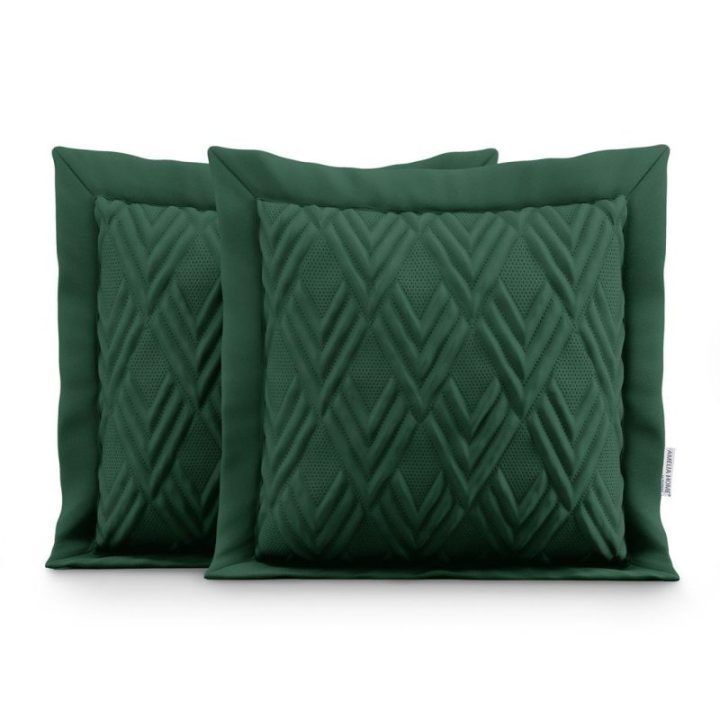 Pagalvės užvalkalas 45 × 45 cm AH BOTTLEGREEN
