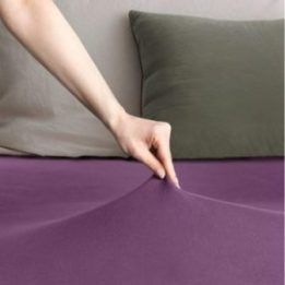 Paklodė su guma 220–240×220+30 PLUM