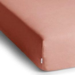 Paklodė su guma persiko spalvos 80–90x200+30 cm