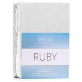 Paklodė su guma balta 100–120×200+30 AH RUBY