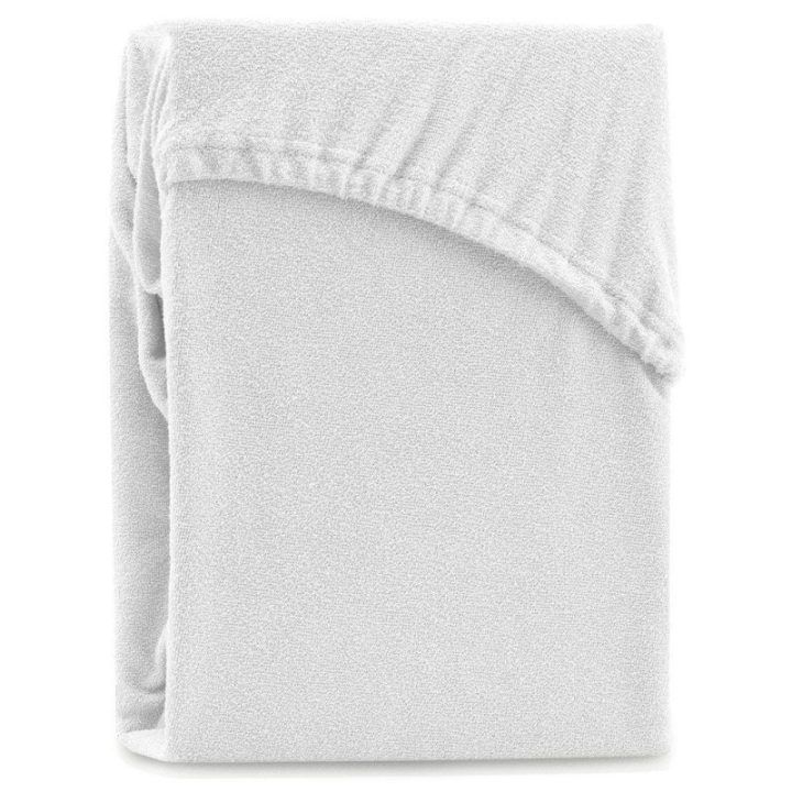 Paklodė su guma balta 100–120×200+30 AH RUBY