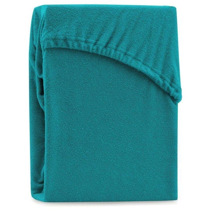 Paklodė su guma 180–200×200+30 cm turkio spalvos AH Ruby