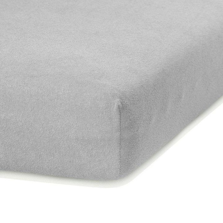 Paklodė su guma 120–140x200+30 sidabrinė AH RUBY