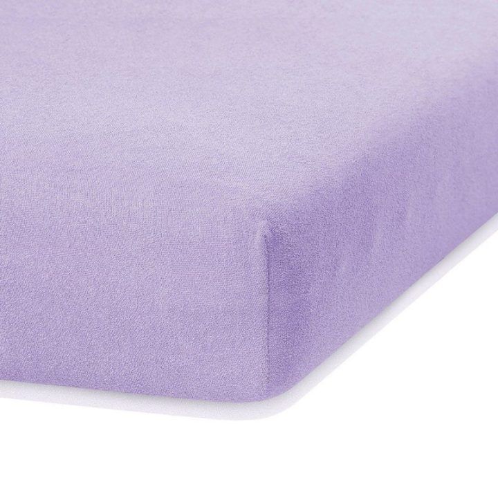 Paklodė su guma 140-160x200+30 šviesiai violetinė AH RUBY