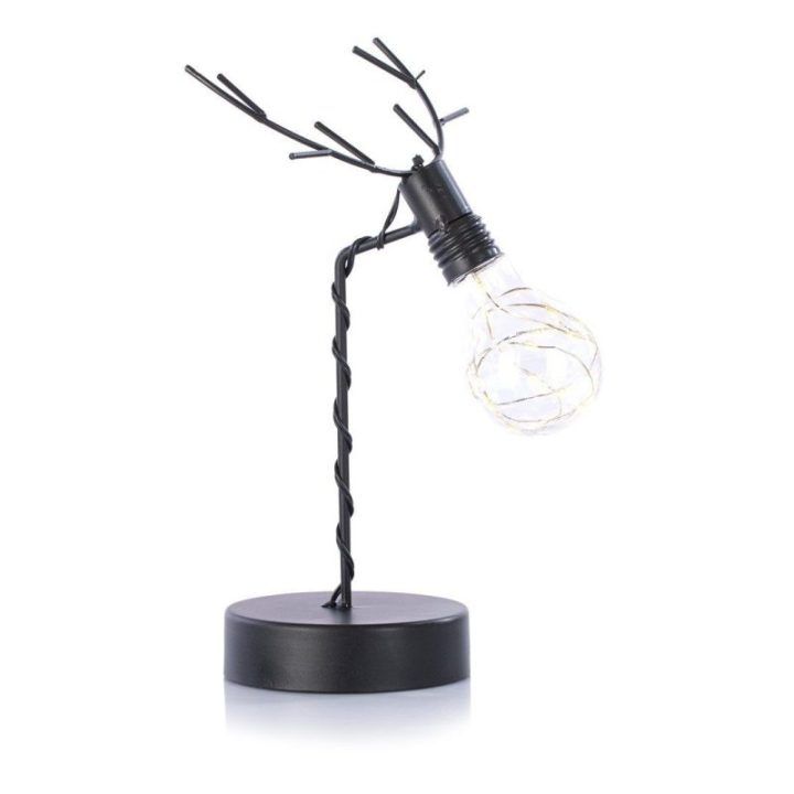 LED dekoracija SARESSA REINDEER BB WWH 15LED