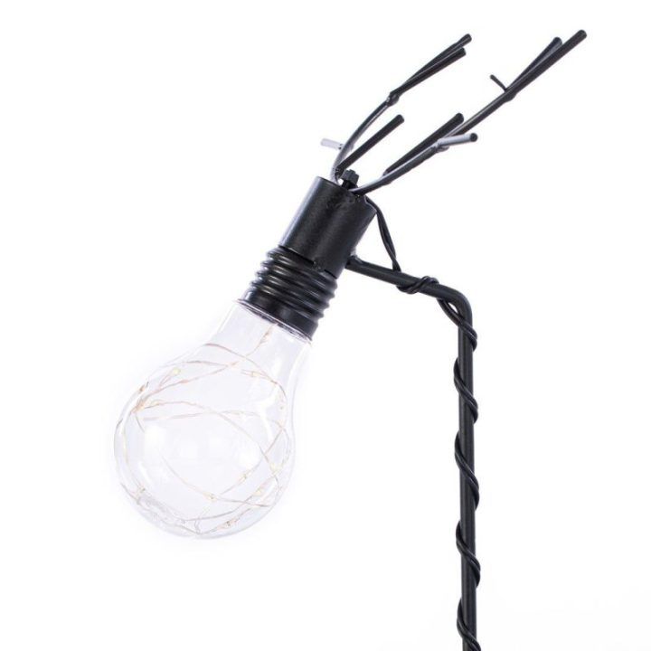 LED dekoracija SARESSA REINDEER BB WWH 15LED