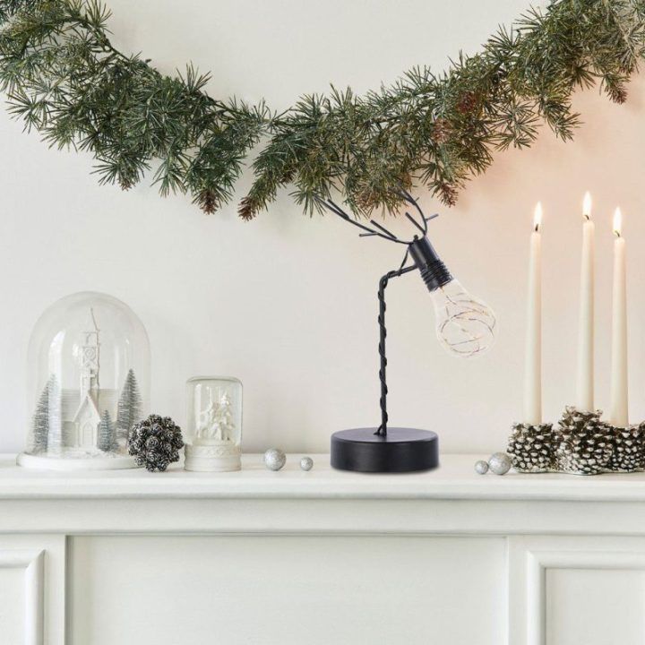 LED dekoracija SARESSA REINDEER BB WWH 15LED