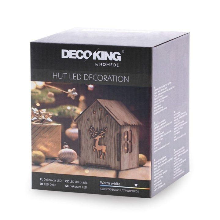 LED dekoracija SILVA HUT WWH 5LEDS