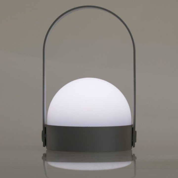 LED dekoracija KAMPI pilkos spalvos, dydis M