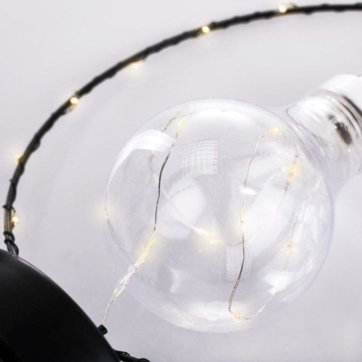 Balta LED dekoracija RIHOR BIRD, 30 LED