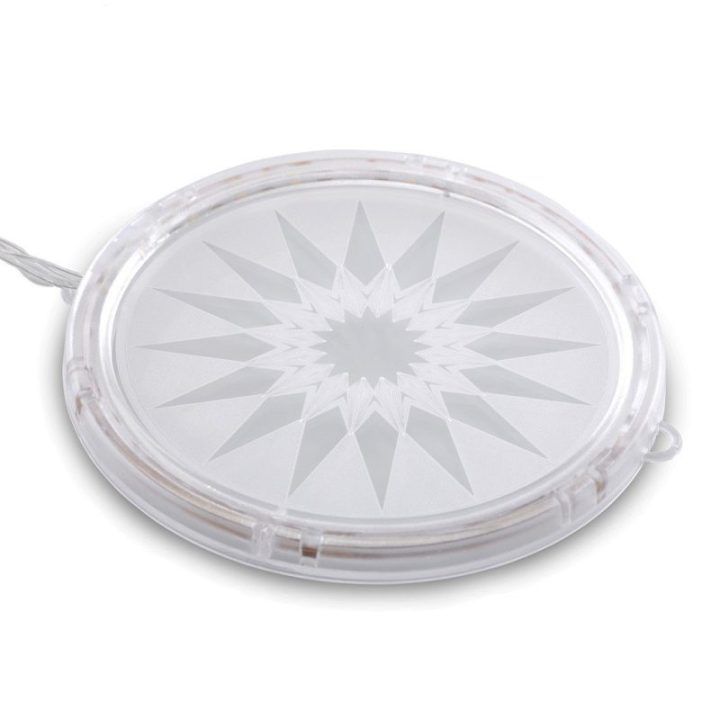 LED vitražas Mandala, apvalus rinkinys 5 vnt.