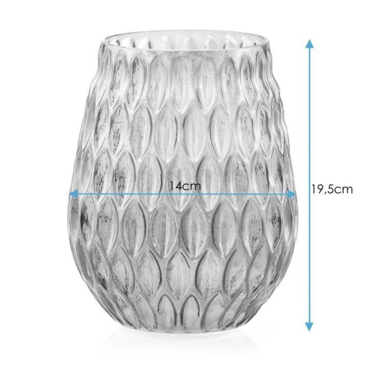 LED dekoracija šviesiai mėlyna 14 x 19,2 cm
