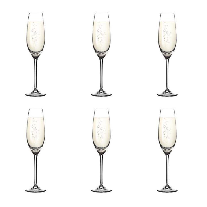 Sommelier šampano taurės, 6 vnt.