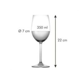 Baltos vyno taurė Charlie 350 ml
