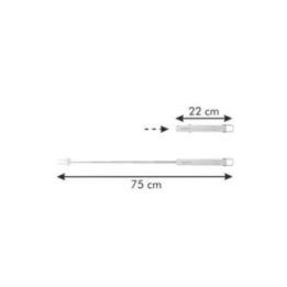 Teleskopinė kepimo šakutė 75 cm