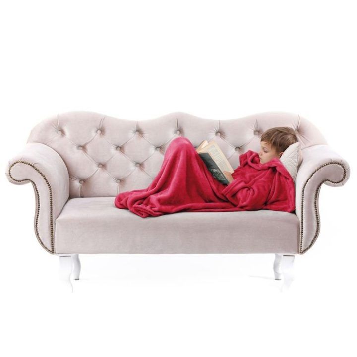 Vaikiška raudona antklodė 90 x 105 cm LazyKids