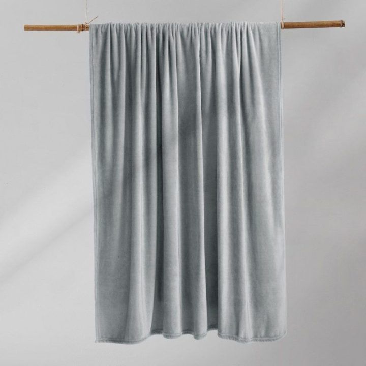 Pilka antklodė DecoKing MIC 70x150 cm