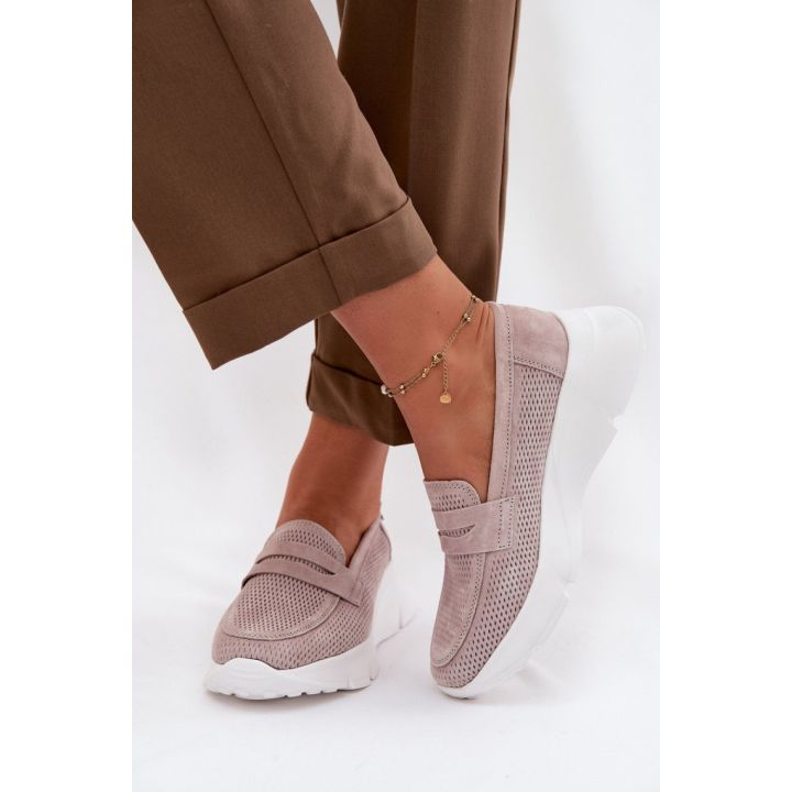 Moteriški zomšiniai mokasinai Step in Style