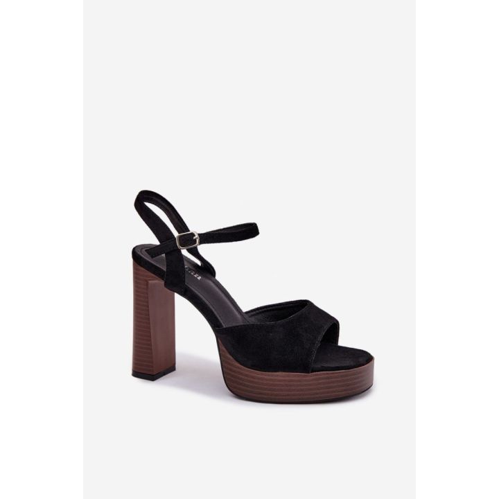 Moteriškos aukštakulnės basutės Step in style
