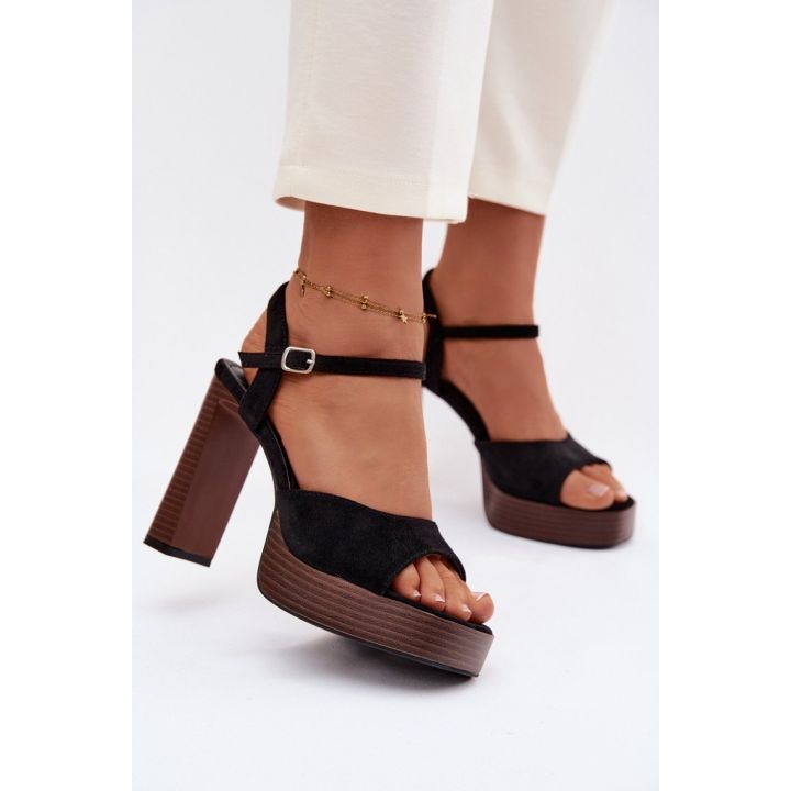 Moteriškos aukštakulnės basutės Step in style