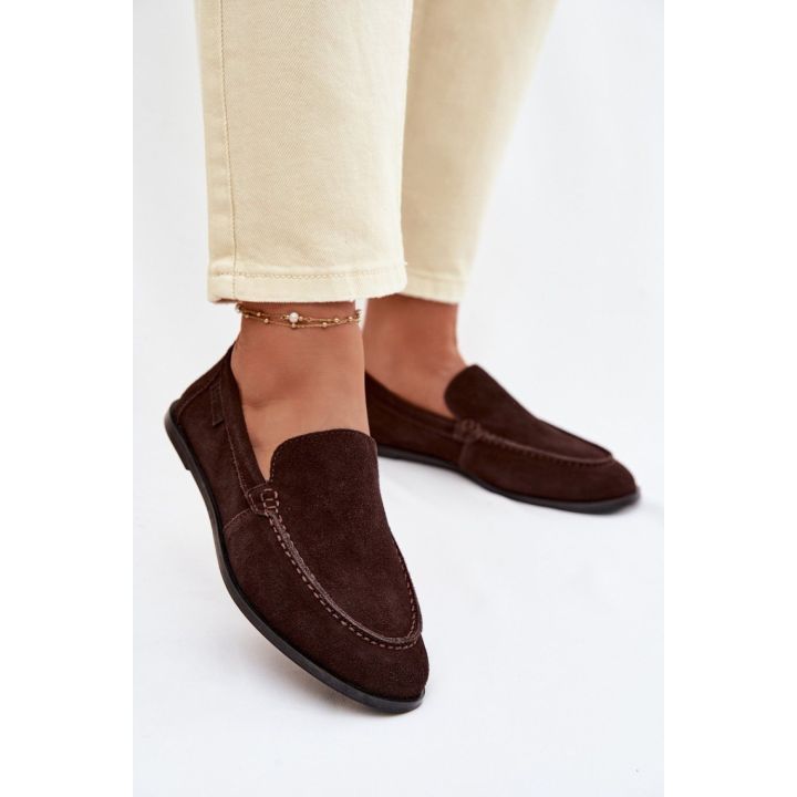 Moteriški zomšiniai mokasinai Step in style