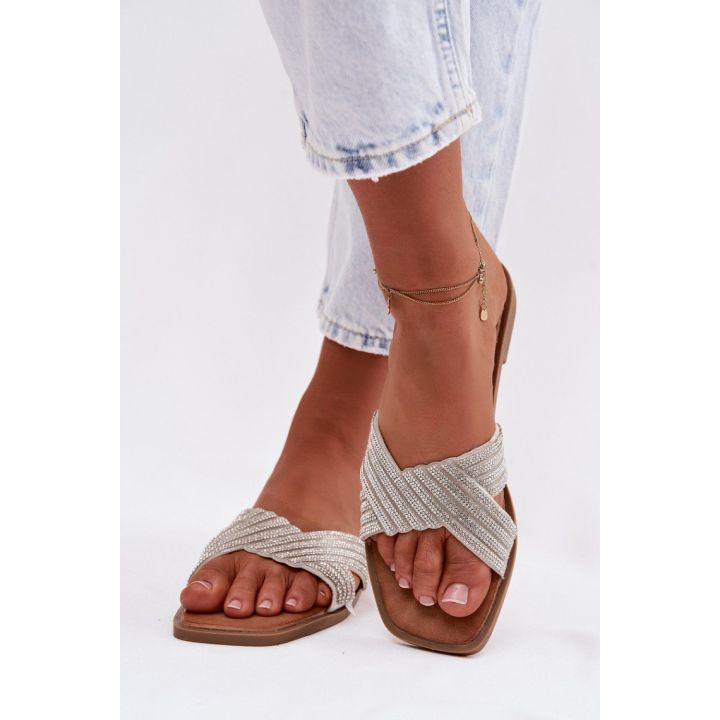 Moteriškos šlepetės su plastikiniu vidpadžiu 36–41