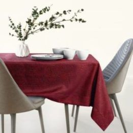 Staltiesė bordo GAIA CLARET 120 x 260 cm AmeliaHome