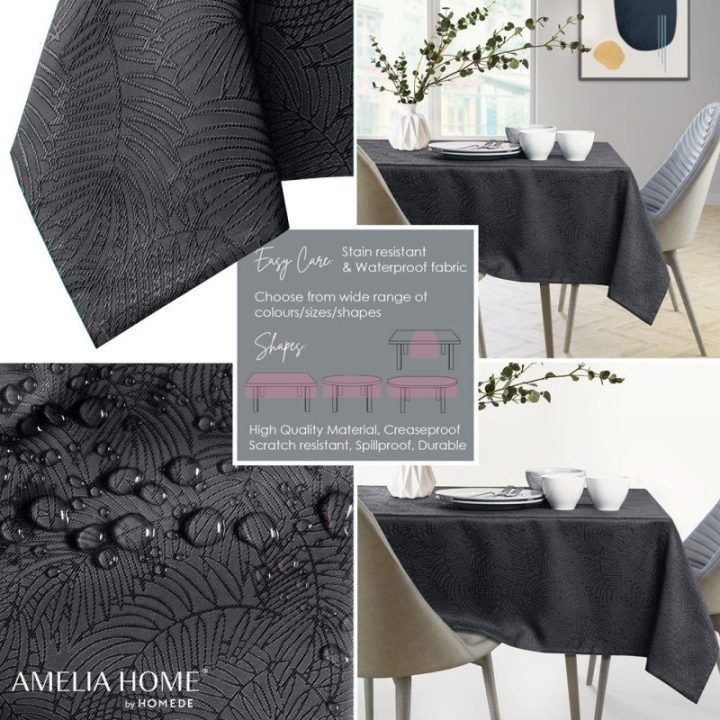 Staltiesė grafito 110×140 cm AmeliaHome GAIA