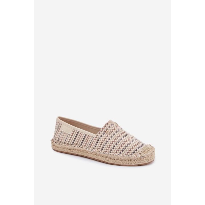 Smėlio spalvos moteriškos espadrilės Wrangler