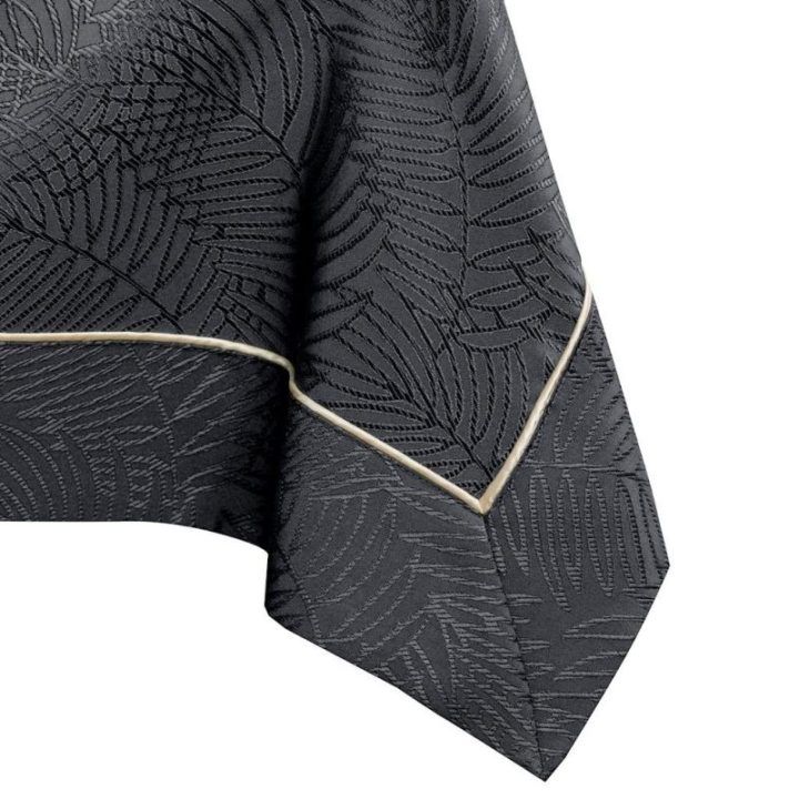 Pilka staltiesė GAIA 110 x 160 cm (AmeliaHome)