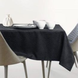 Staltiesė juodos spalvos 120×260 AmeliaHome