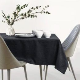 Staltiesė 40×120 cm juodos spalvos AmeliaHome