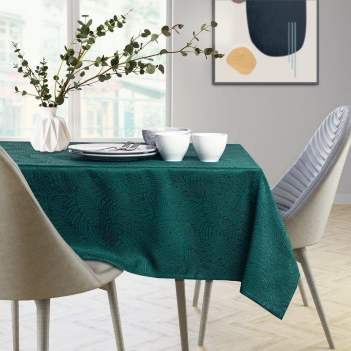 Staltiesė 140×350 cm butelių žalios spalvos AmeliaHome