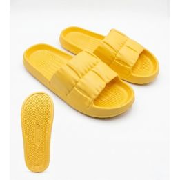 Geltonos putplasčio šlepetės Talia