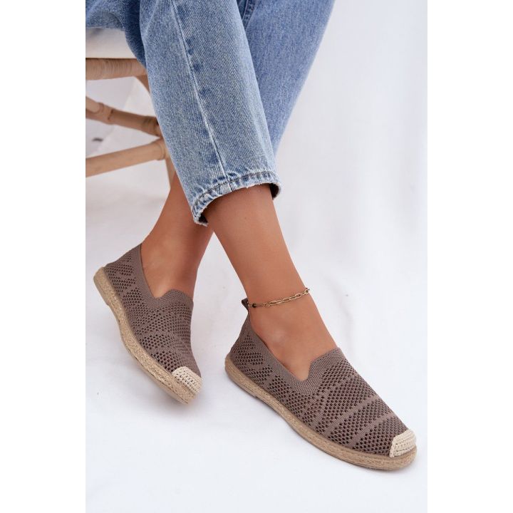 Moteriškos chaki spalvos espadrilės Candessa