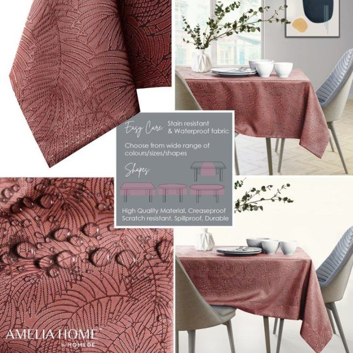 Staltiesė 140×240 cm rožinė AH GAIA HMD