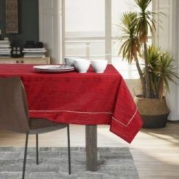 Staltiesė 140×140 cm bordo spalvos AH VESTA